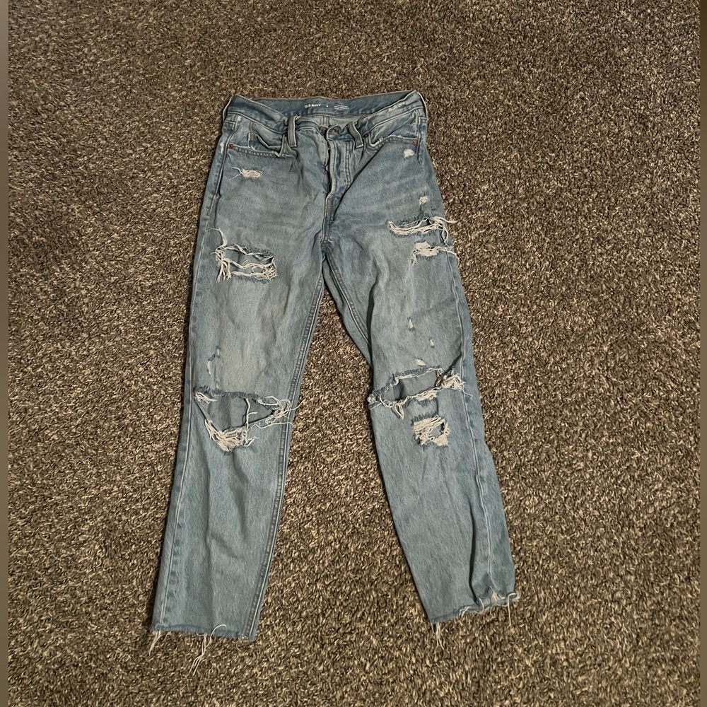 Ripped Mom Jeans